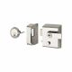 P2 Double Locking Nightlatch - 40mm Backset - Polished Chrome Case/Cylinder