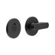 Bathroom Turn & Release with Indicator - 54mm Diameter - Matt Black