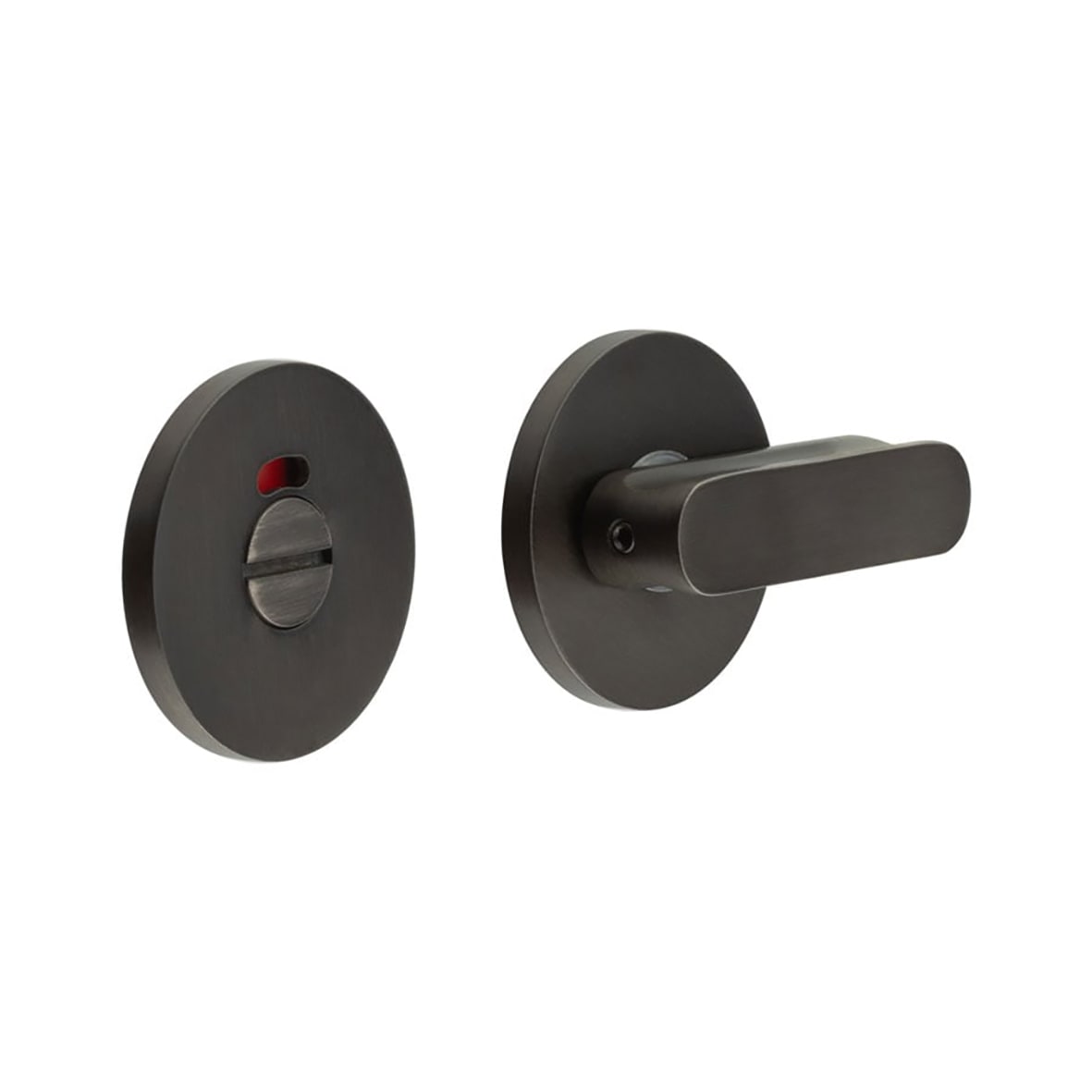 Bathroom Turn & Release with Indicator - 54mm Diameter - Dark Bronze