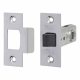 2648 Tubular Mortice Latch - 64mm Case - 44mm Backset - Square - Silver Enamel