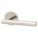 Polished Nickel Door Handles on Round Rose - Ella Range