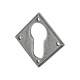 Diamond Escutcheon - 51mm Diameter - Euro - Pewter