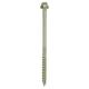 Timber Frame Screws Hex Head - 6.7 x 125mm - Green - Pack of 50