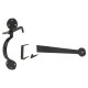 Blacksmith Antique Black Iron Thumb Latch Set