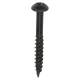 Blackjax Pozi Round Head Wood Screws - 10 x 1 1/2" - Exterior Black Organic - Pack of 200