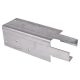 Arris Rail Mortice Fence Bracket - 200 x 62mm - Galvanised