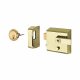 P1 Double Locking Nightlatch - 60mm Backset - Polished Brass Case/Cylinder