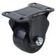 Low Level and High Load Castor - Fixed - 200kg Max Weight - 65mm Diameter - Black