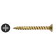 II Stick Fit PoziSquare Countersunk Wood Screws - 4.0 x 20mm - Yellow Zinc - Pack of 200