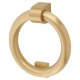 Marcus Ring Door Knocker - Satin Brass - 107 x 77mm