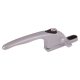 Virage Cockspur Locking Window Handle - 9mm Nose Height - Left Hand - Silver