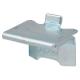 Heavy Duty Raised Bookcase Clip - Bright Zinc Plated - Pack of 10