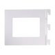 Twin Slot Shelf Book End - 142 x 118mm - White