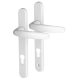 1530/3831N White uPVC Multipoint Door Handles - 122mm Bolt c/c - 92mm c/c - Atlanta Range