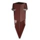 Fence Post Repair Spike - Twin Bolt - 75 x 75 x 300mm - Brown Powder Coated