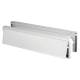 Seal Letter Plate - 265 x 70mm - Door Thickness 40-80mm - White