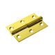 Lift-Off Butt Door Hinge - 75 x 53 x 2mm - Left Hand - PVD Brass - Pair