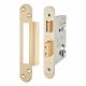 Architectural Bolt Through Euro Profile Sashlock - 78mm Case - 57mm Backset - Radius - PVD Brass