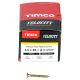 Velocity Pozi Countersunk Wood Screws - 3.5 x 30mm - Yellow Zinc - Pack of 200