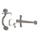 Pewter Medium Bean Thumb Latch Set - 45mm Door Thickness