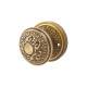Marcus Antique Brass Aydon Mortice Door Knob - 69mm Rose Diameter