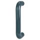 Anthracite Grey Nylon D-Bar Door Pull Handle - Bolt Fix - 300mm c/c