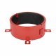 FireClose Intumescent Pipe Collar - - 160mm Collar Size - Red