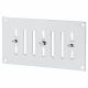 Hit & Miss Vent - 165 x 89mm - Satin Aluminium