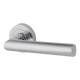 Polished Chrome Door Handles on Round Rose - Emily Range