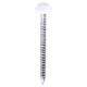 Polymer Headed Pins - 30mm Length - White - Pack of 250