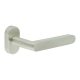 Satin Stainless Steel uPVC Multipoint Door Handles on Oval Rose - CR-101 Range