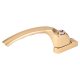 uPVC/Timber Espagnolette Locking Multipoint Window Handle - Left Hand - Anodised Gold