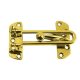 Door Restrictor - Polished Brass