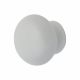 Ceramic/Porcelain Round Cabinet Knob - 30mm Diameter - White