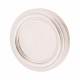 Covered Escutcheon - 42mm Diameter - Keyhole - Polished Nickel