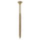 Classic Pozi Countersunk Wood Screws - 6.0 x 100mm - Yellow Zinc - Pack of 100