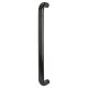 Ebony Black Nylon D-Bar Door Pull Handle - Bolt Fix - 600mm c/c