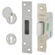 Heavy Duty:2007 5 Lever Deadlock - 64mm Case - 44mm Backset - Polished Stainless Steel