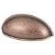 Millard Cabinet Cup Handle - 76mm Centres - Antique Copper