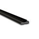Fire & Smoke Intumescent Strip - - 15 x 4 x 2100mm with Brush - Black - Pack of 10
