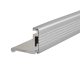 Cyclone Seal - 1000mm Length - CCS Trim Seal - Inward Opening Doors - Silver