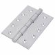 Performance Brass Ball Bearing Butt Door Hinge - 127 x 89 x 4mm - Satin Chrome - Pair