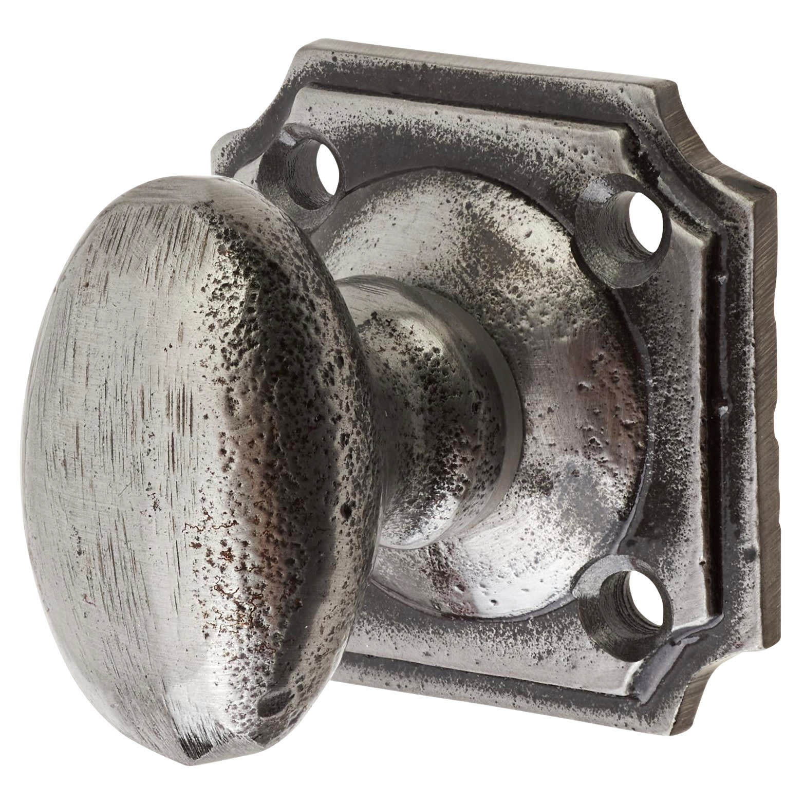 Bathroom Turn & Release - 52mm Diameter - Polished Iron