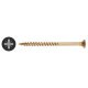 Cutter Pozi Countersunk Wood Screws - 4.5 x 80mm - Yellow Zinc - Pack of 200