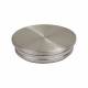 Circular Flat End Cap - 316 Brushed Satin Stainless Steel