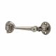 Heavy Duty Cabin Hook & Eye - 100mm Length - Satin Nickel