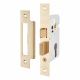 Contract Bolt Through Euro Profile Sashlock - 76mm Case - 57mm Backset - Polished Brass