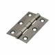 Butt Door Hinge - 76 x 51 x 1.5mm - Pewter - Pair