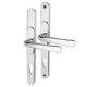 Adjustable uPVC Multipoint Door Handle - 59-96mm c/c - Polished Chrome