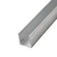 2000mm Aluminium U-Profile Channel - 16 x 16 x 1.6mm - Mill